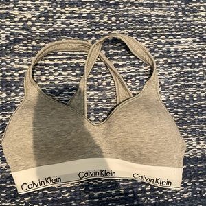 Calvin Klein Medium soft cotton bra like new!
